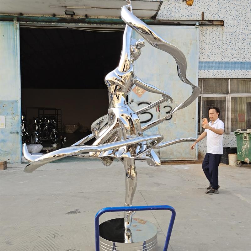 Famous metal sculpture dancing girl sculpture for sale DZ-184