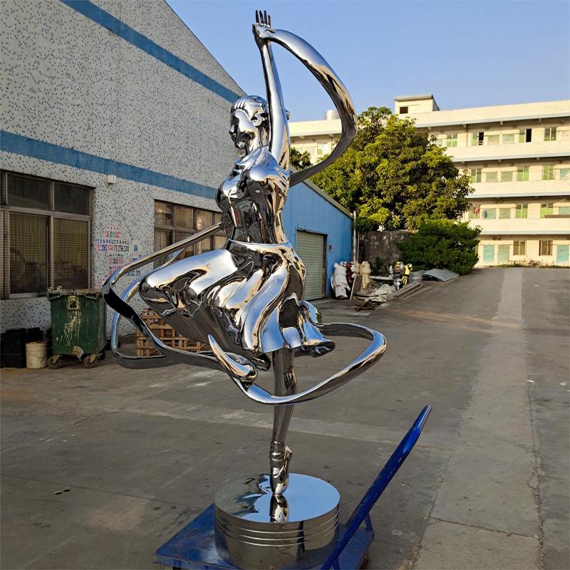 Famous metal sculpture dancing girl sculpture for sale DZ-184