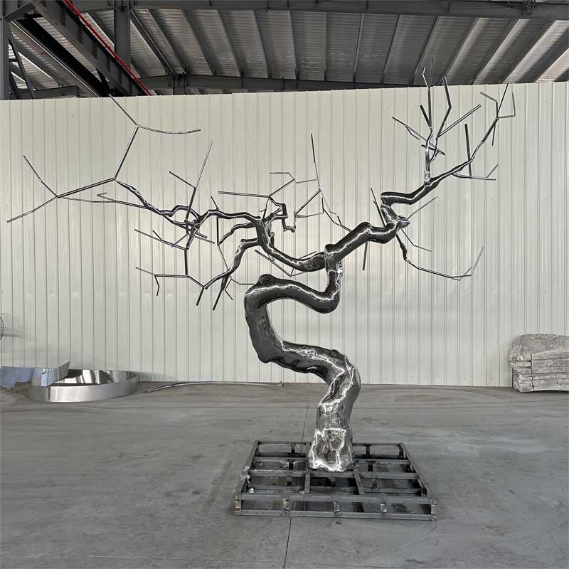 Large metal art tree sculpture for sale landscape decoration sculpture DZ-231