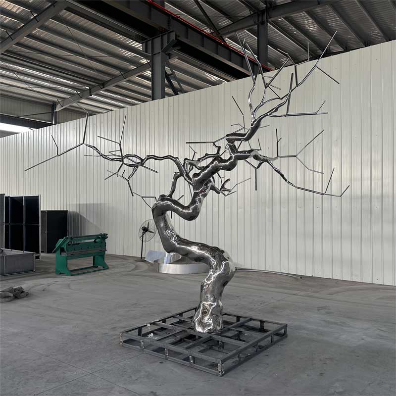 Large metal art tree sculpture for sale landscape decoration sculpture DZ-231