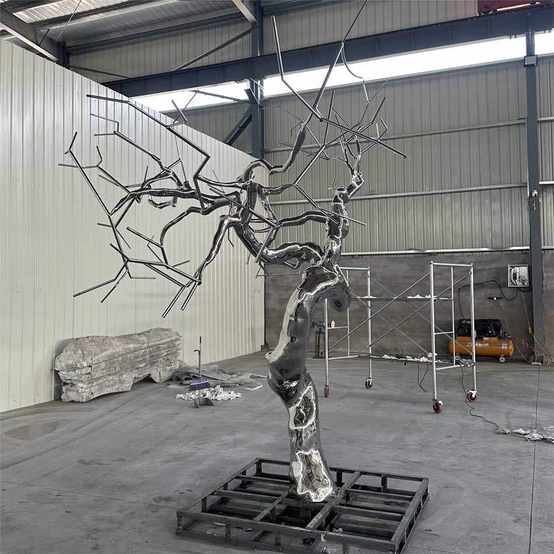 Large metal art tree sculpture for sale landscape decoration sculpture DZ-231