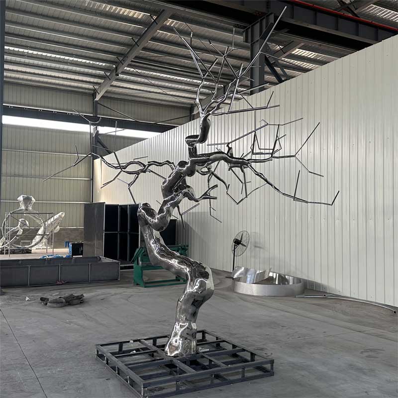 Large metal art tree sculpture for sale landscape decoration sculpture DZ-231