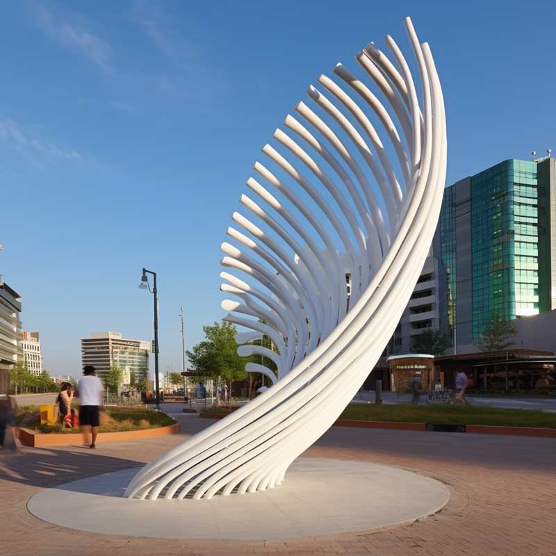 Custom Metal Wings Sculpture: Unveiling Artistry in Outdoor Public Spaces DZ-246