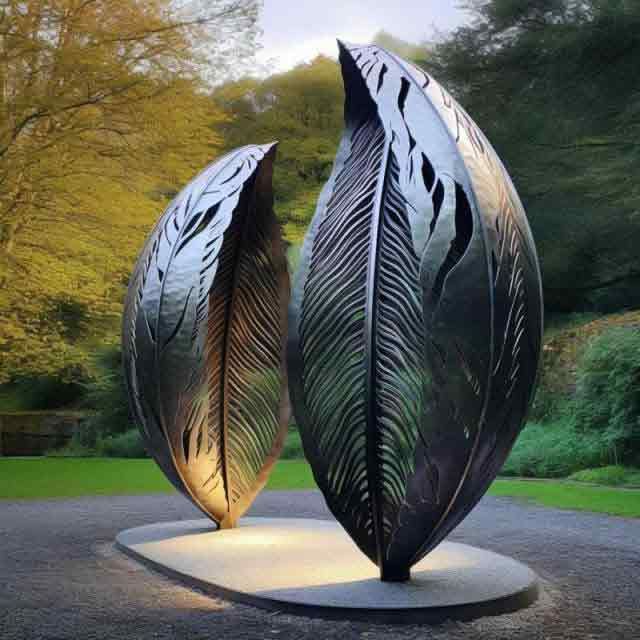 Large garden sphere metal art sculpture customization DZ-251