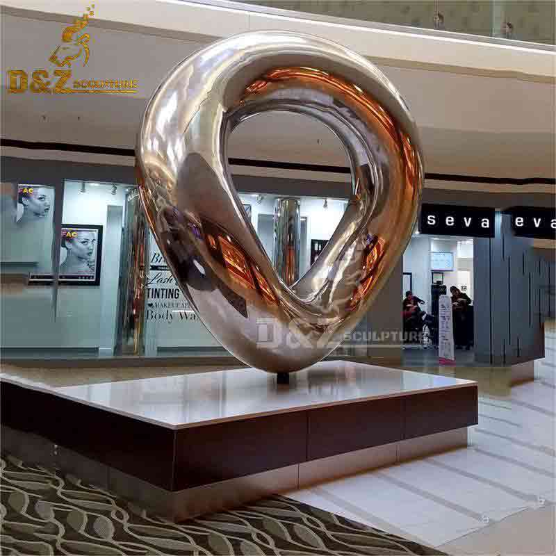 Large abstract metal sculpture entrance landscape sculpture for sale DZ-288