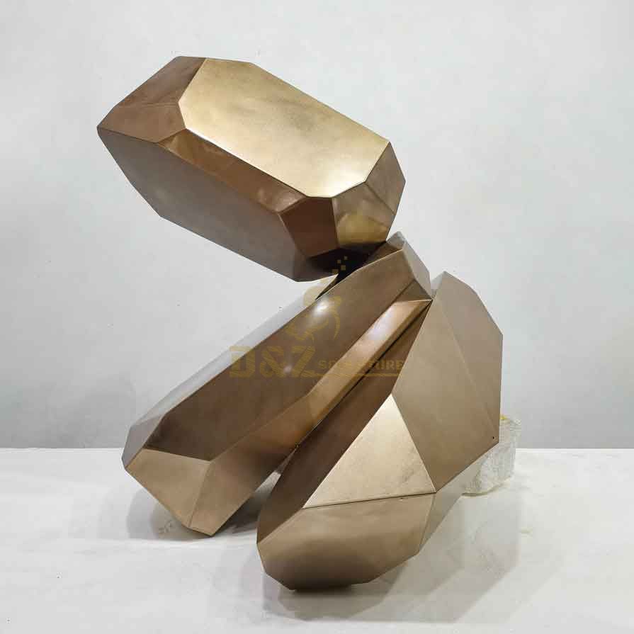 Customized modern luxury metal sculpture ornaments DZ-333