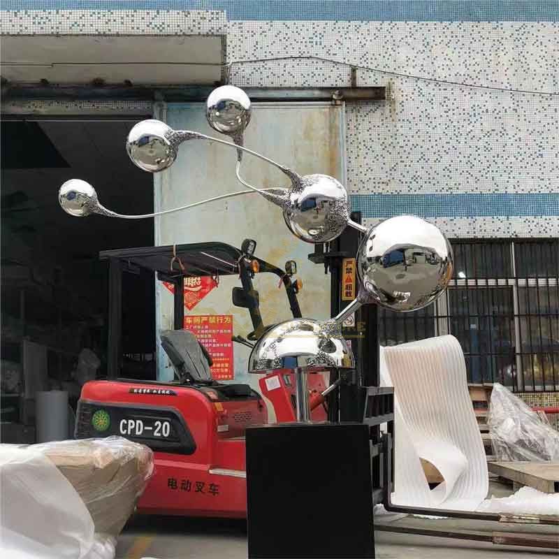 Modern metal bubble sculpture for hotel art decor DZ-347
