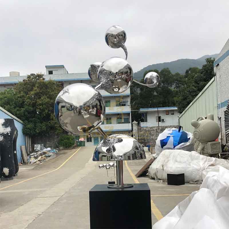 Modern metal bubble sculpture for hotel art decor DZ-347