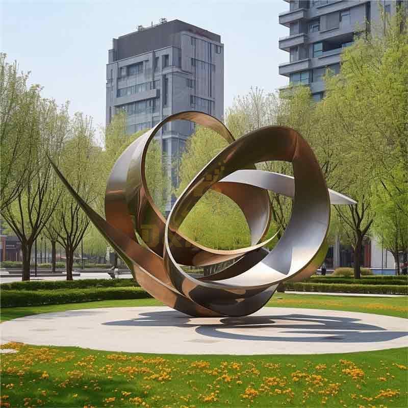 Modern large metal creative landscape sculptures for sale DZ-396