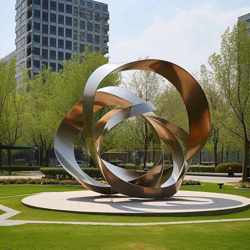Modern large metal creative landscape sculptures for sale DZ-396