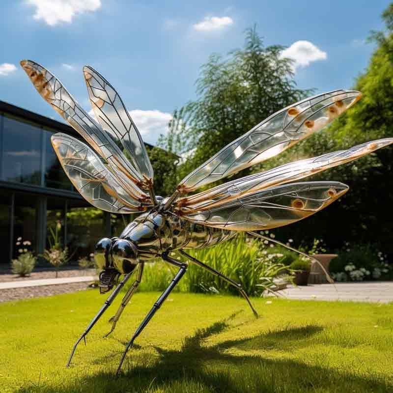 Large Metal Dragonfly Sculpture for Sale for Garden Courtyard DZ-403