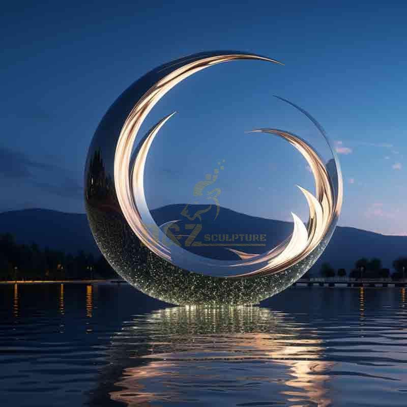 crescent sculpture