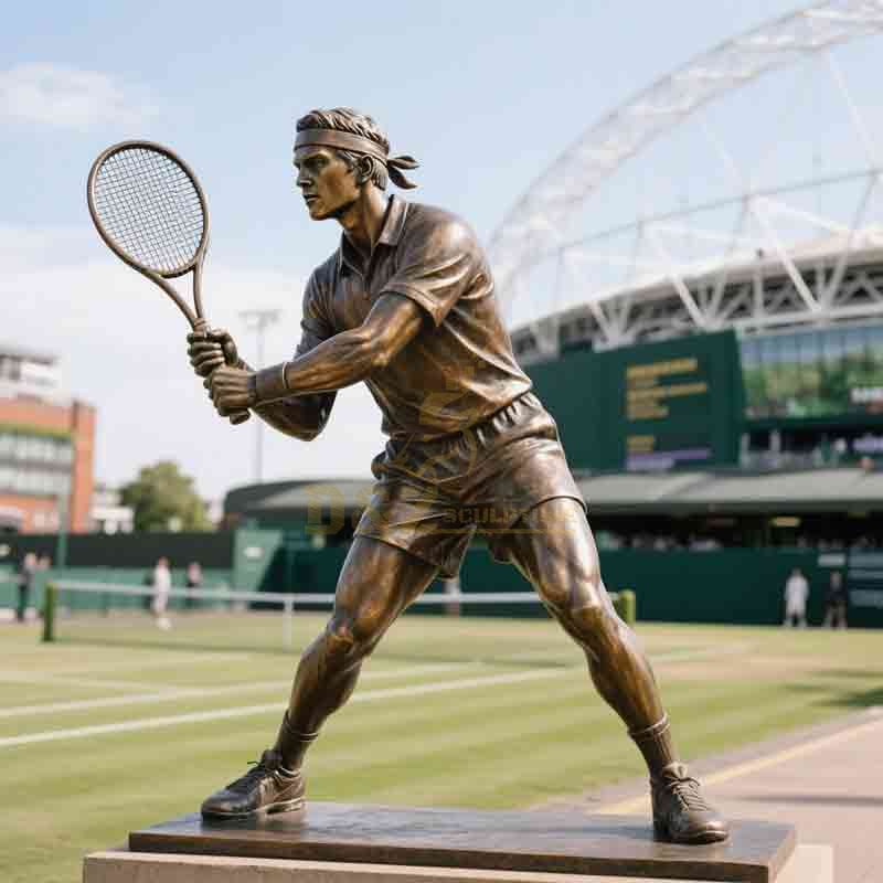 tennis stadiums monumental figure statue