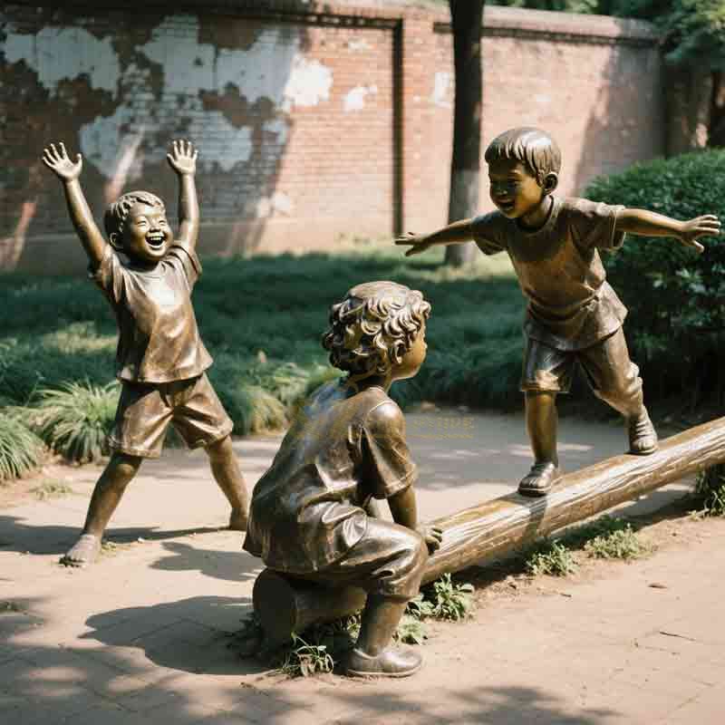 Bronze Children Garden Statues for sale DZ-833