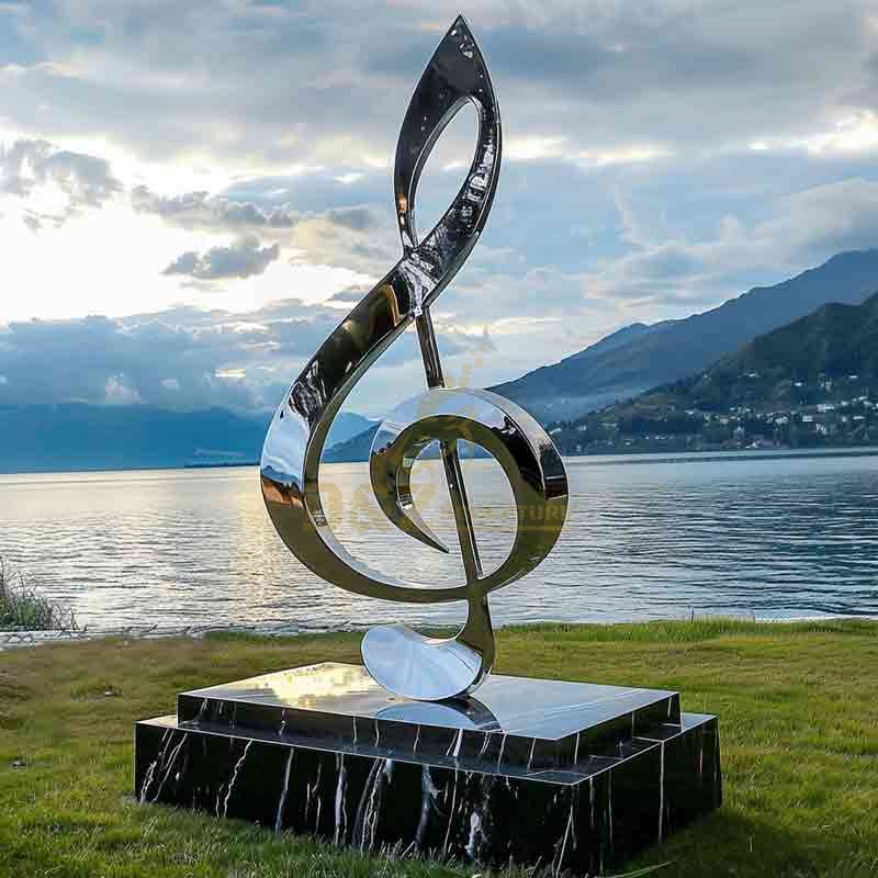 stainless steel music sculpture