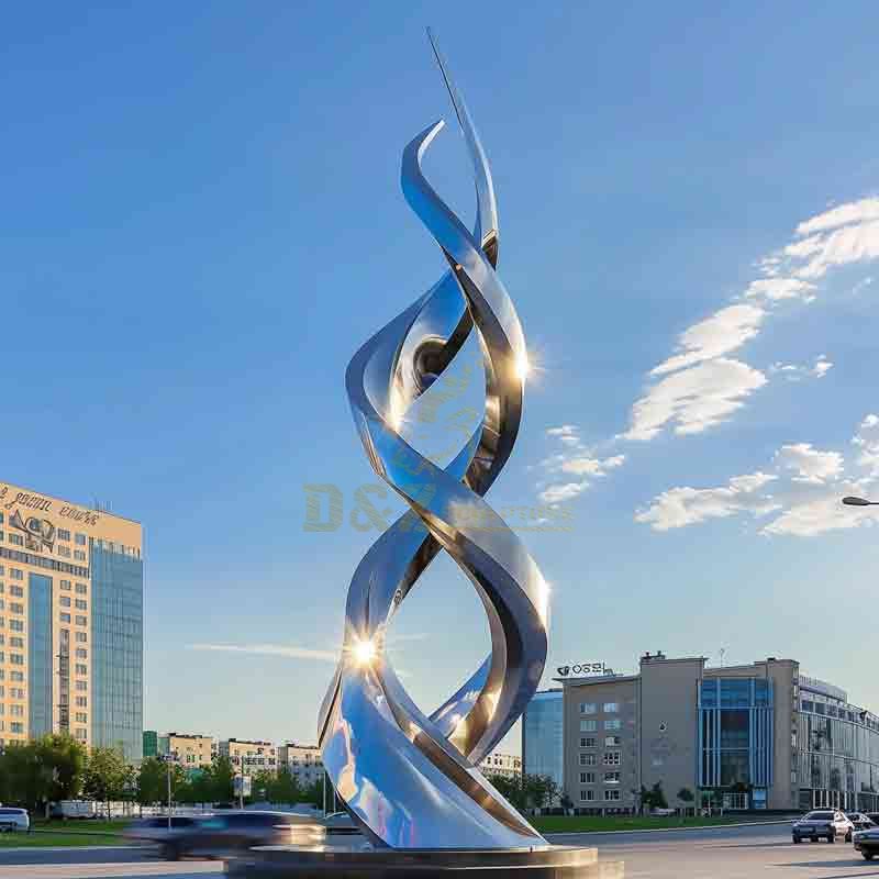 spiral sculpture, landmark sculpture