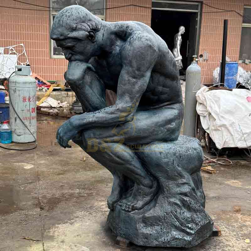 rodin the thinker bronze statue