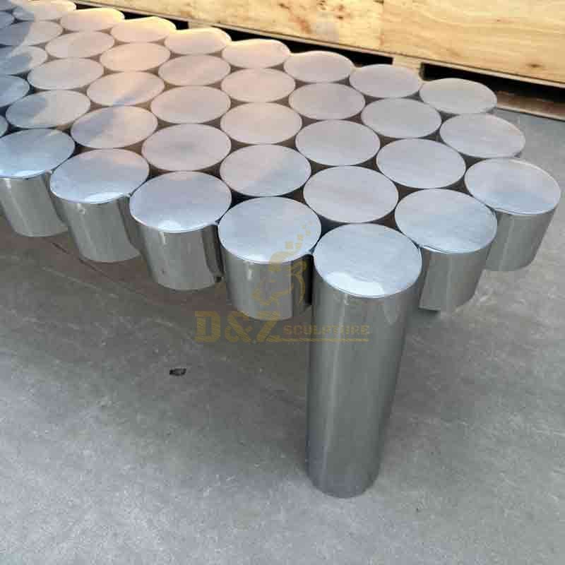 metal table sculpture