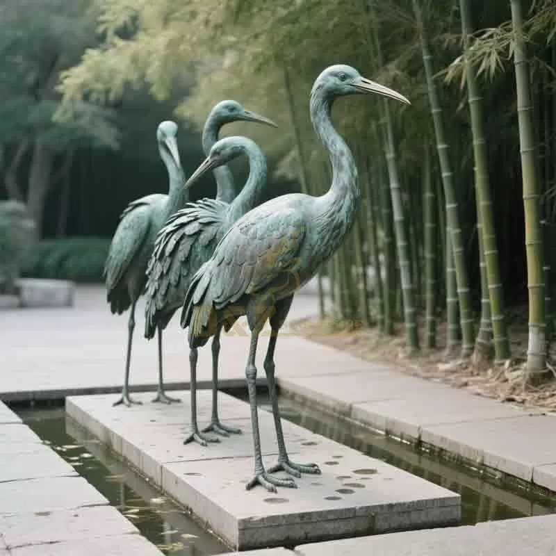 Bronze Ibis Statue for Sale | Wetland Guardian DZ-854