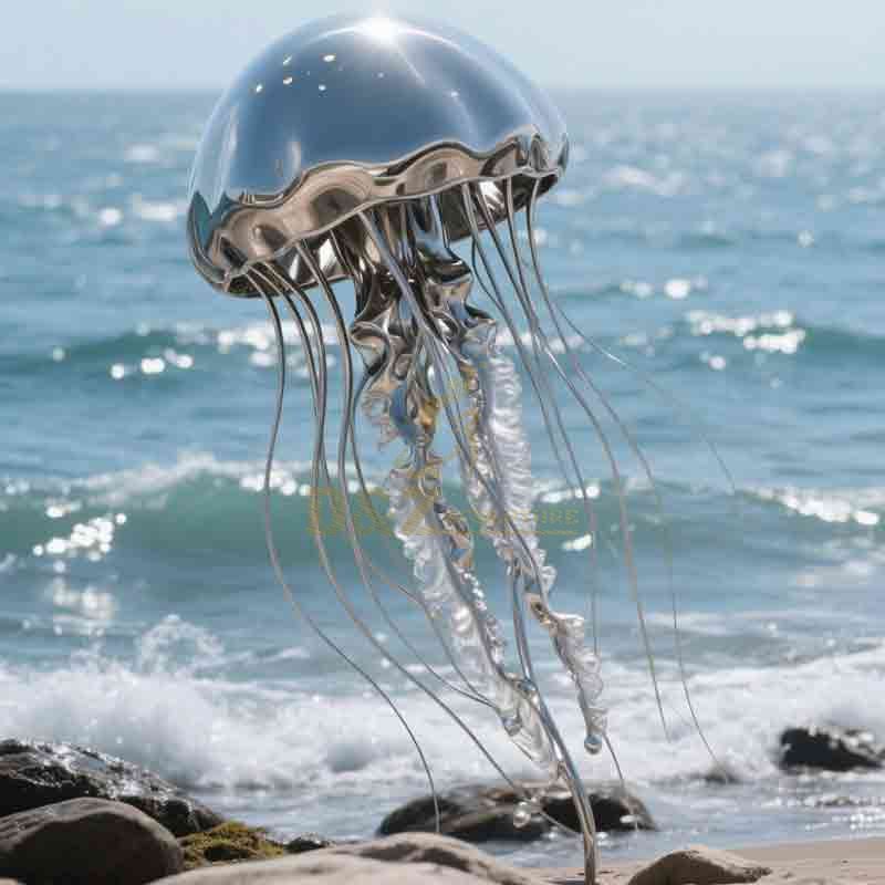 glowing jellyfish sculpture