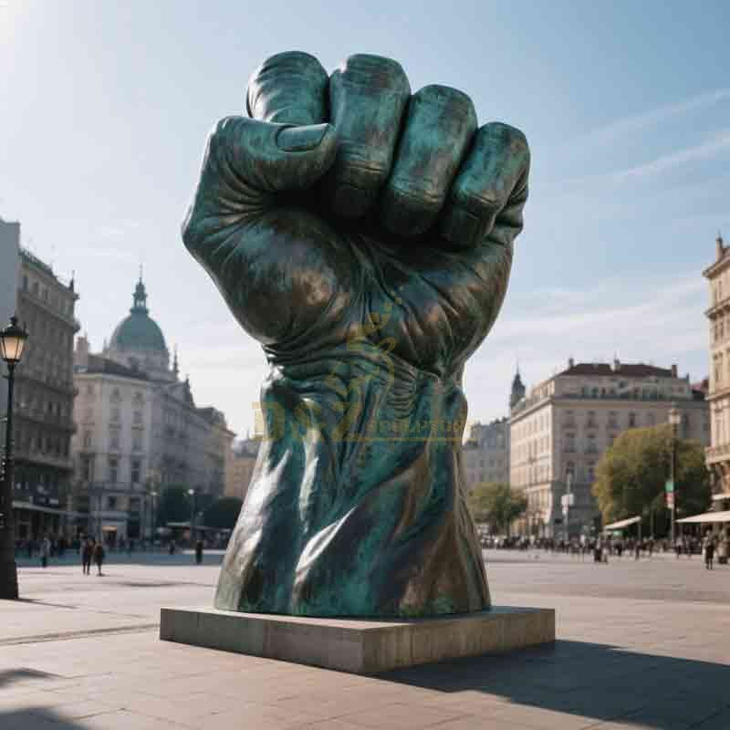 giant bronze fist sculpture for sale