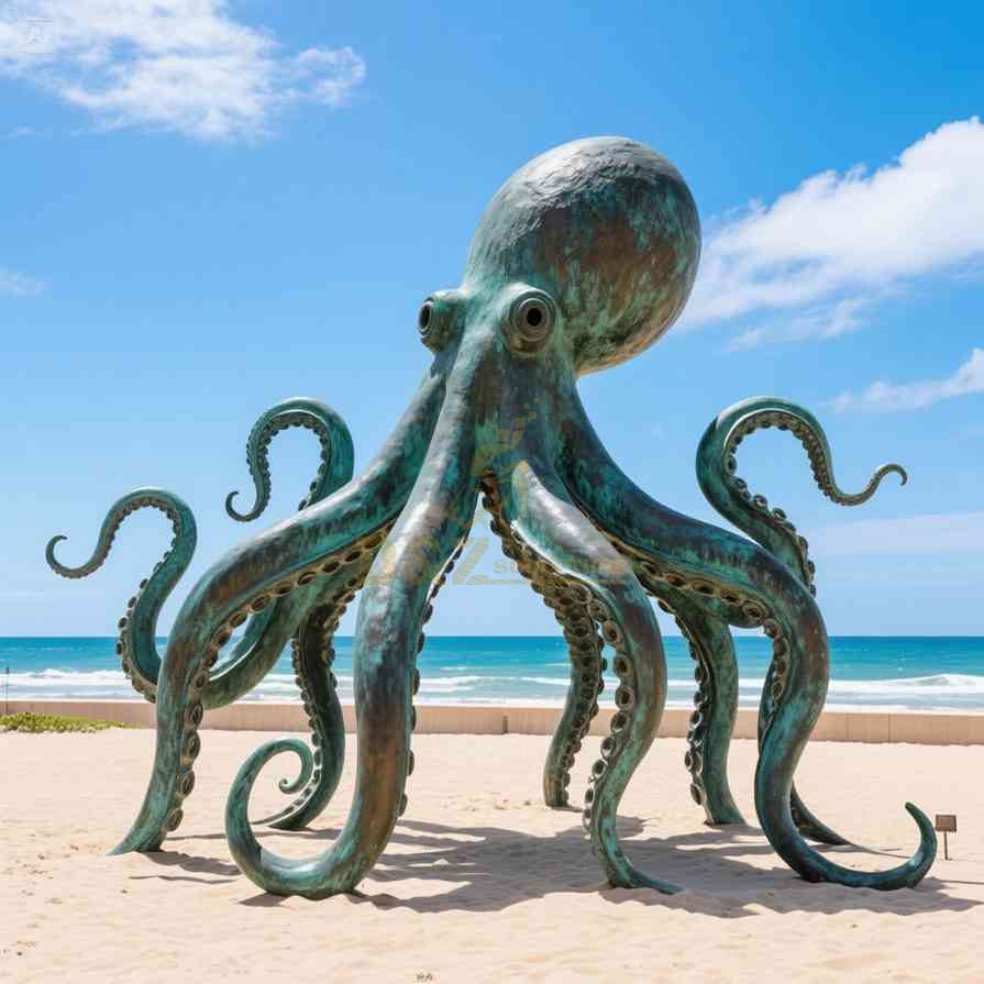 outdoor octopus statue