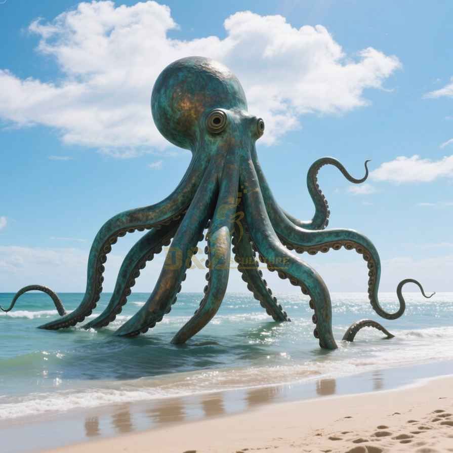 octopus garden statue