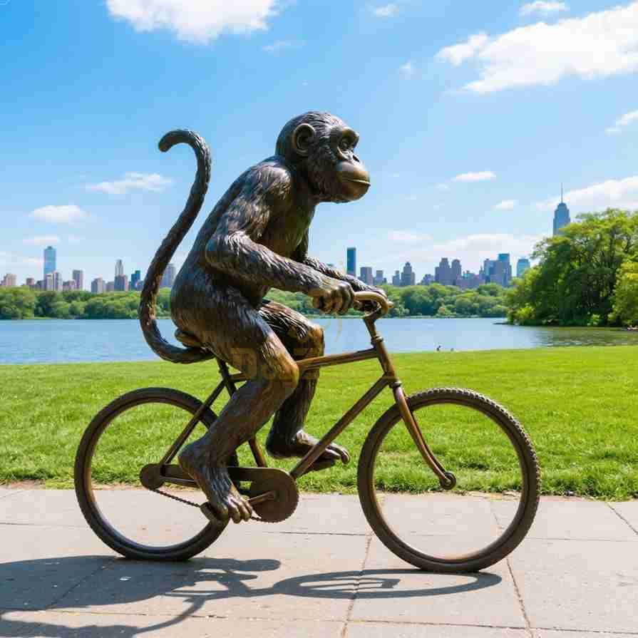 monkey garden statue