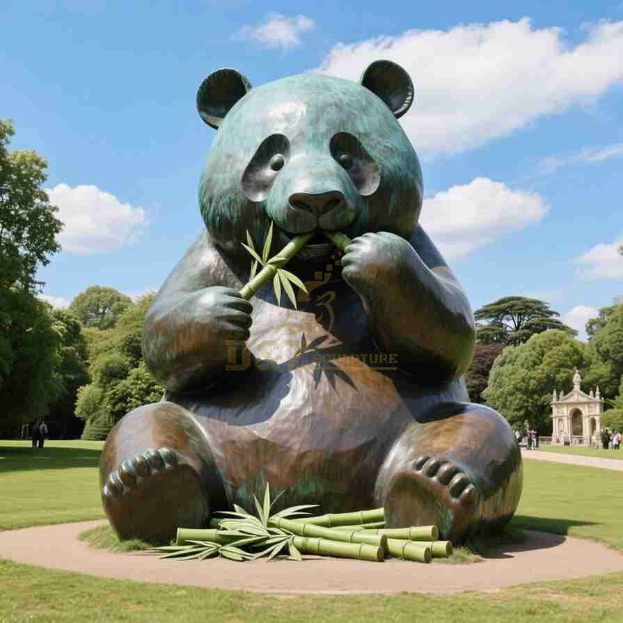 panda garden statue