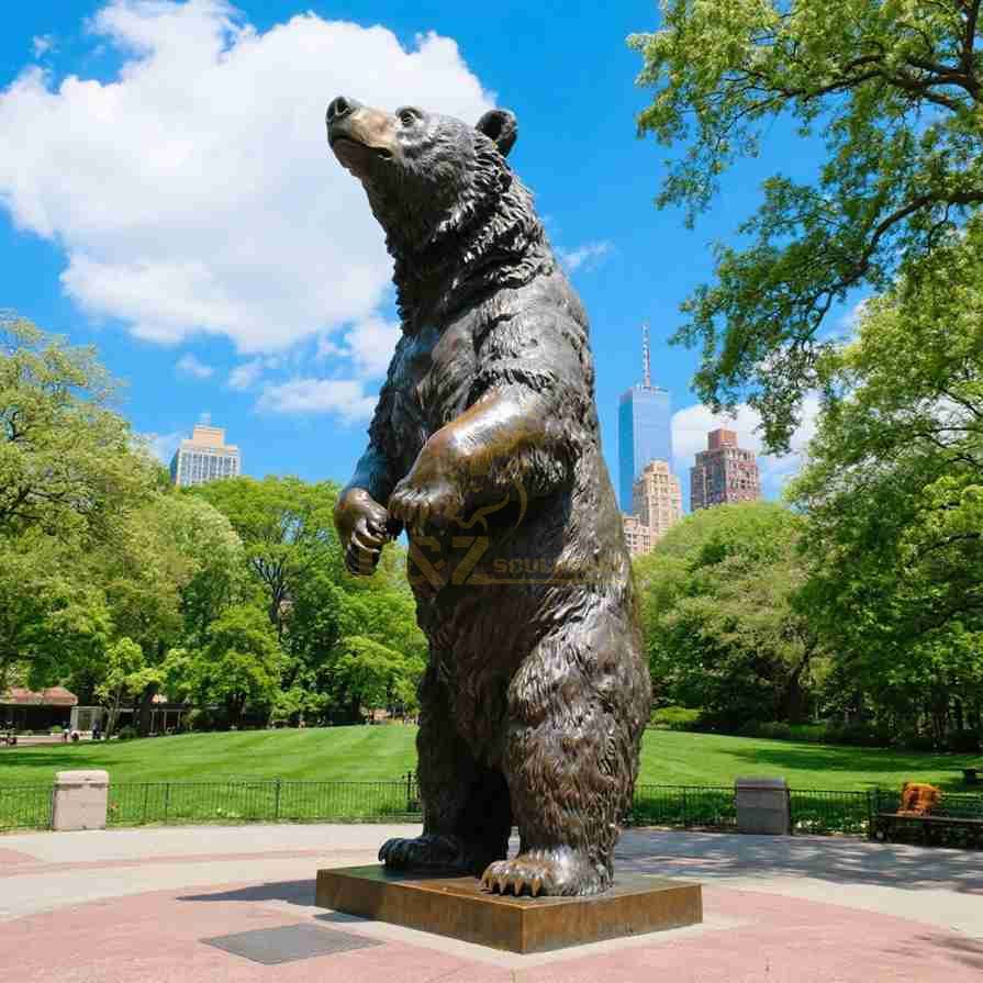 grizzly bear statue