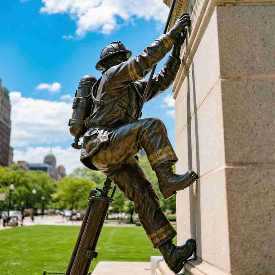 firefighter statue