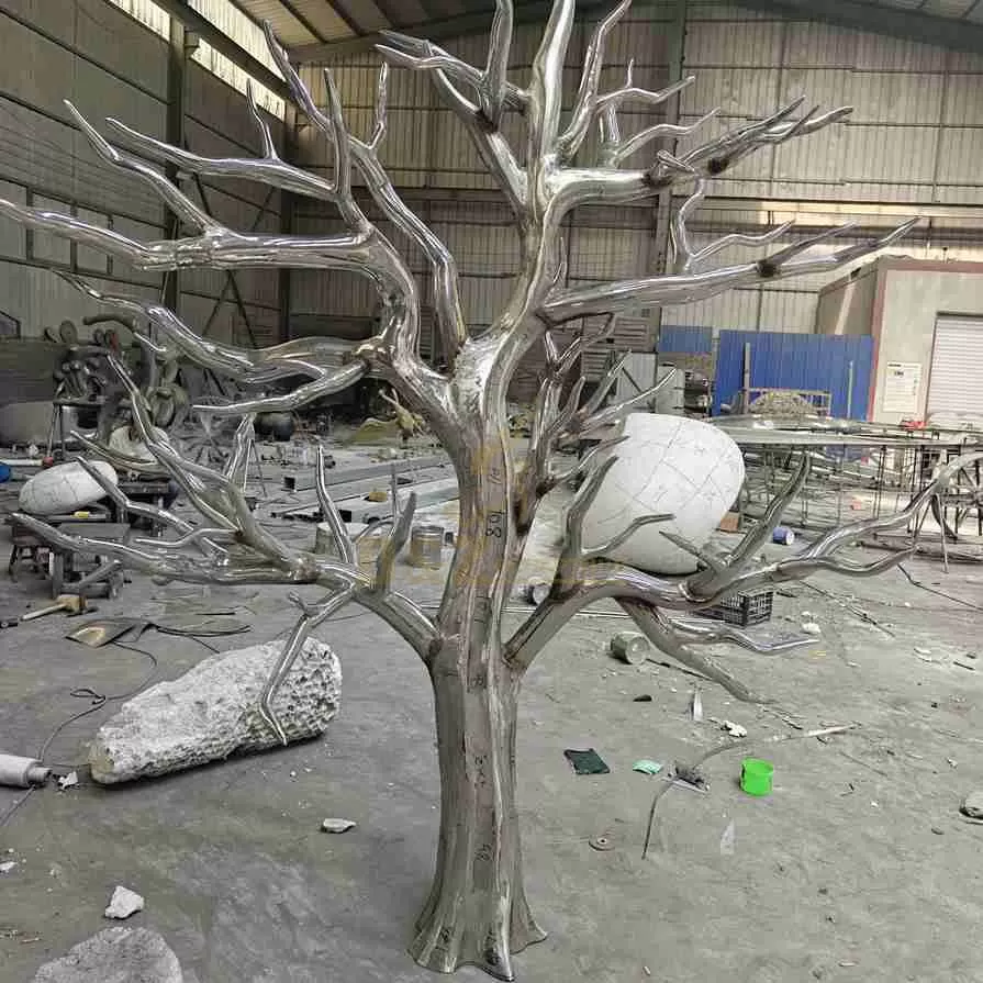 Customized Outdoor Metal Tree Sculpture For Sale D-28