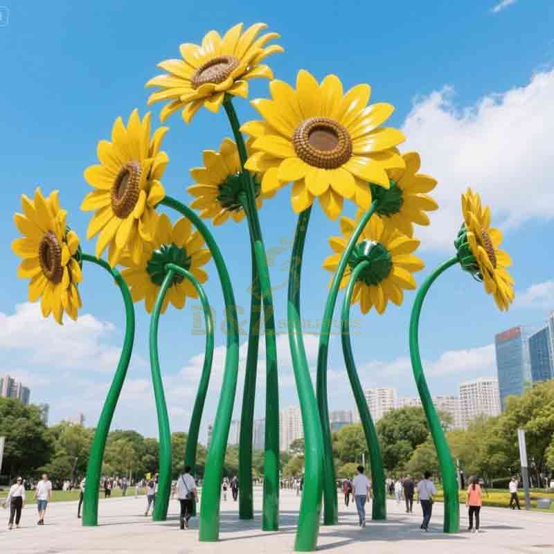 sunflower sculpture art