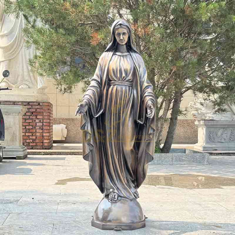 Our Lady of Immaculate Conception Statue - Bronze Religious Sculpture DZ-890
