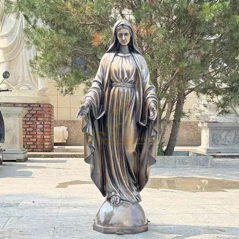 Our Lady of Immaculate Conception Statue - Bronze Religious Sculpture DZ-890