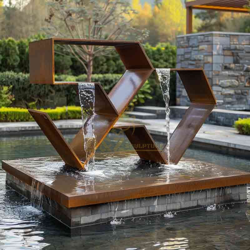 outdoor water fountain