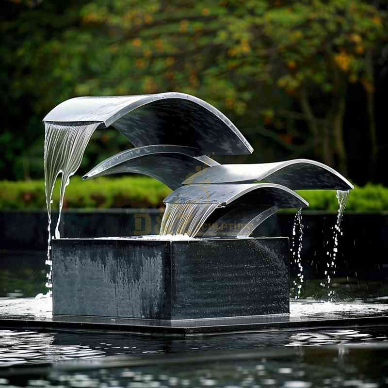 large dolphin fountain