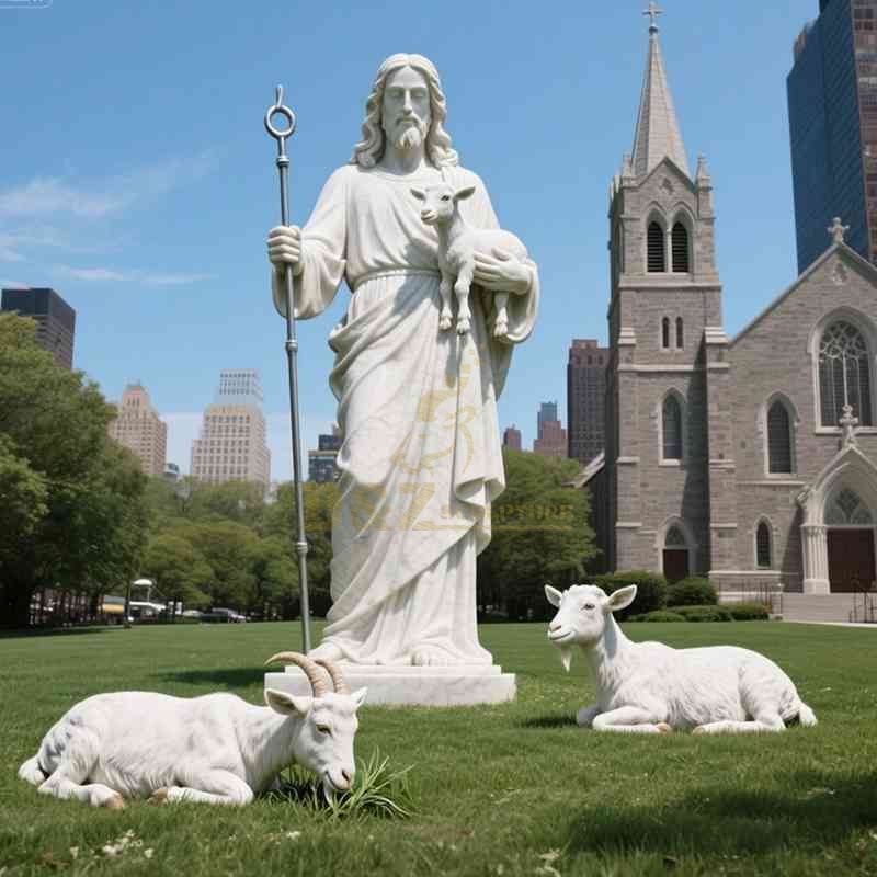 marble jesus statue 4