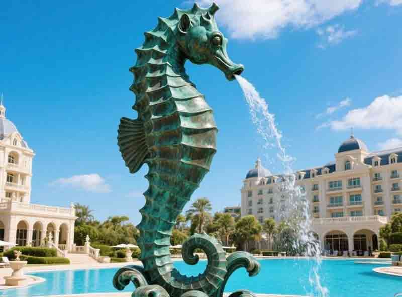 10 Elegant Seahorse Statues: Ocean Art Sculptures Decor