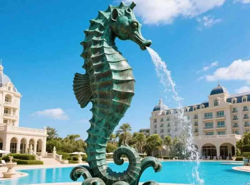 10 Elegant Seahorse Statues: Ocean Art Sculptures Decor