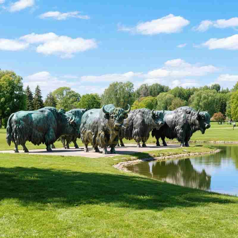 outdoor bronze statues 4