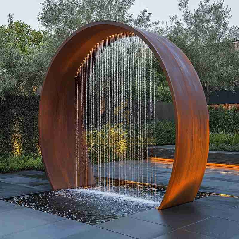 rain curtain fountain