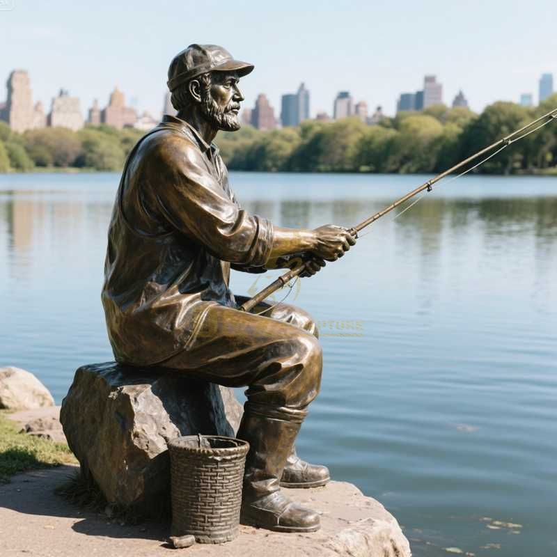fisherman statue for sale