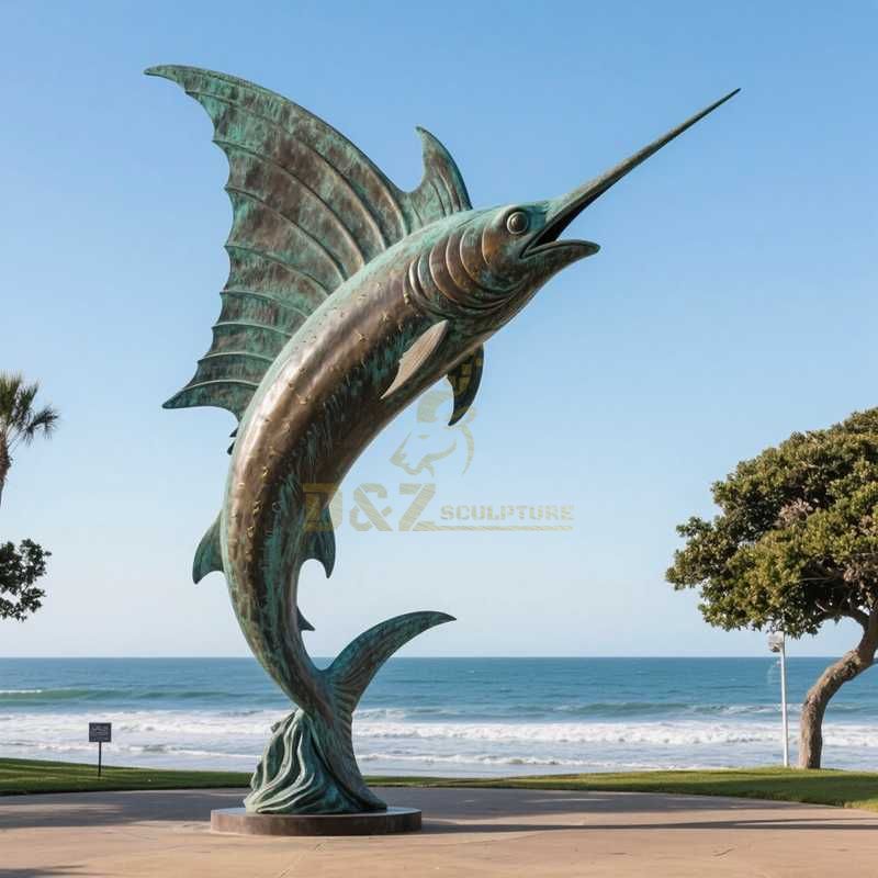 fish statue outdoor