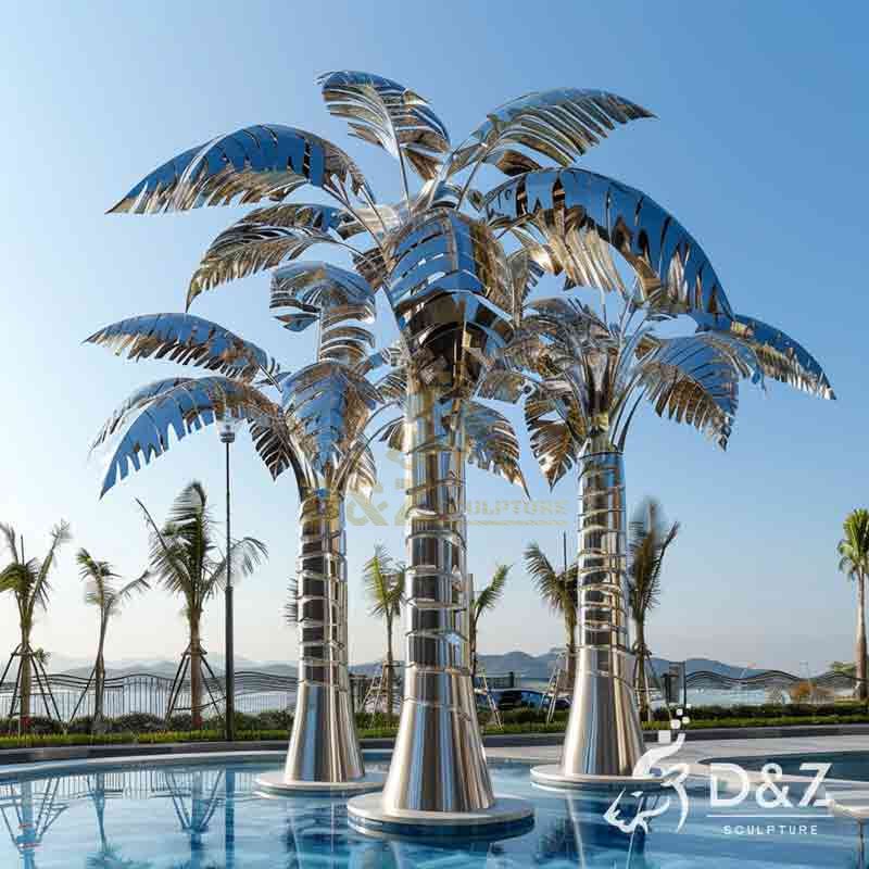 palm tree sculpture