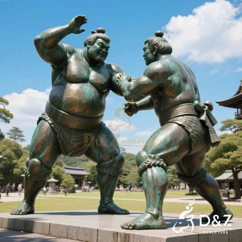 sumo wrestler statue