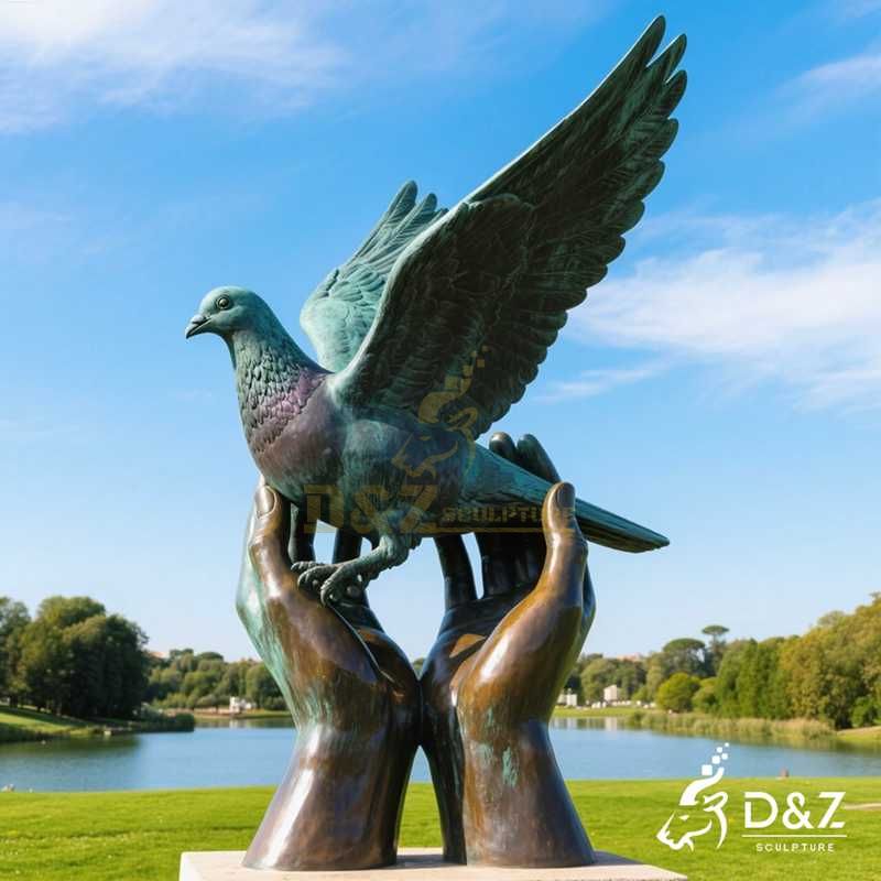 peace dove sculpture