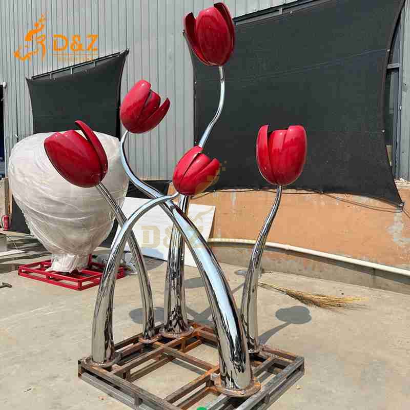 flowers tulips sculpture