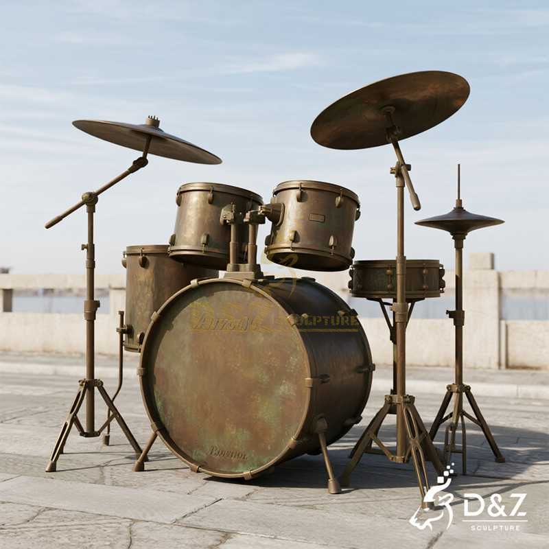 drum kit sculpture