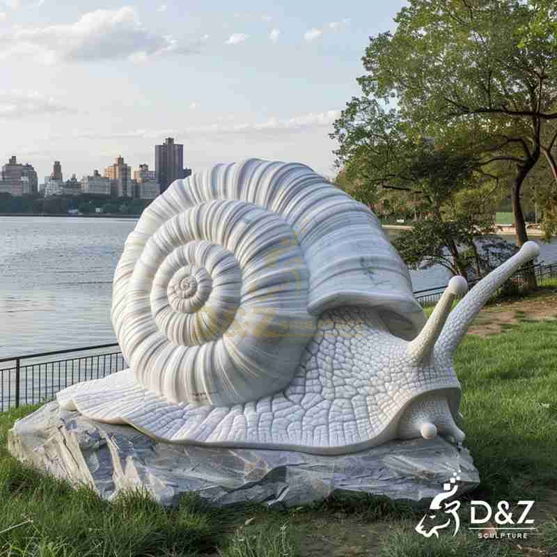 large snail statue
